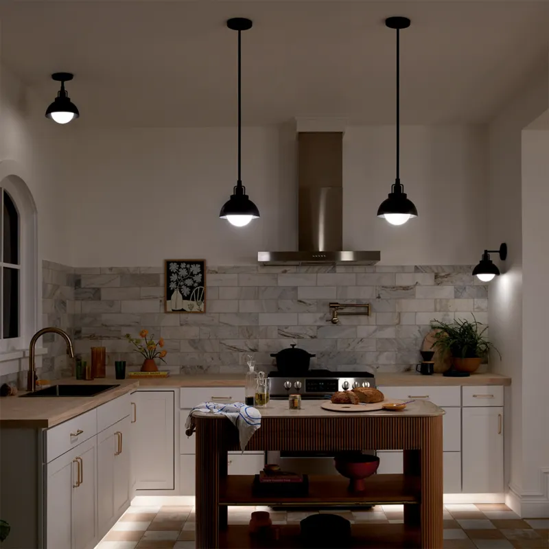 Zniżka NIVA black KL-NIVA-1W-1P-BK Kichler