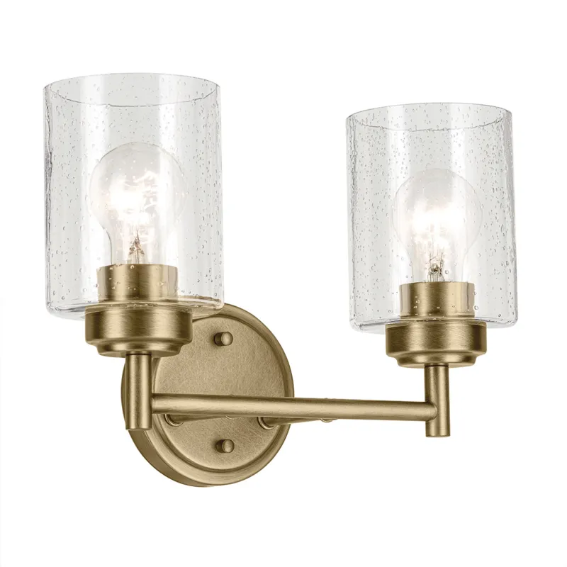Hit cenowy WINSLOW brass KL-WINSLOW-2W-NBR Kichler