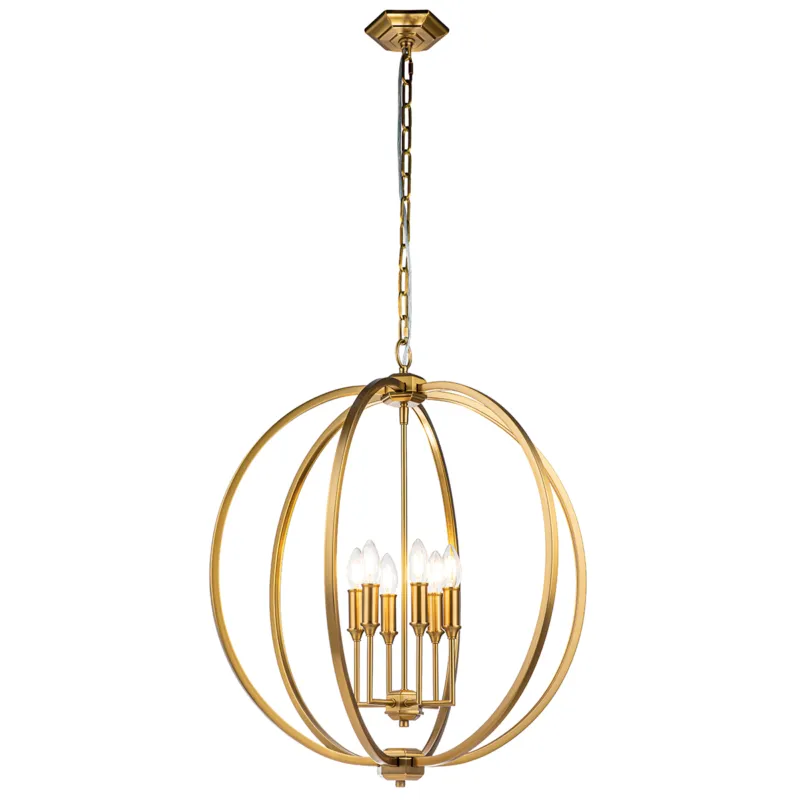 CORINNE brass FE-CORINNE-6P-L-BB Feiss Rabat