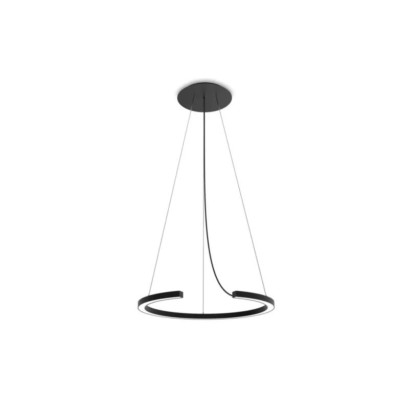 Łatwy zwrot Robin Lampa wisząca Roberta 65 DALI czarna