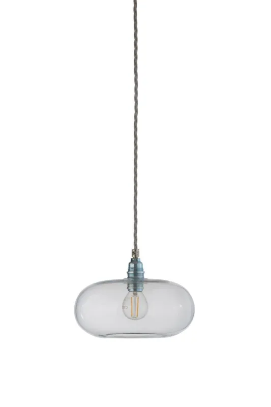 EBB & FLOW Lampa wisząca Horizon transparentno-srebrna śr. 21 cm Oferta