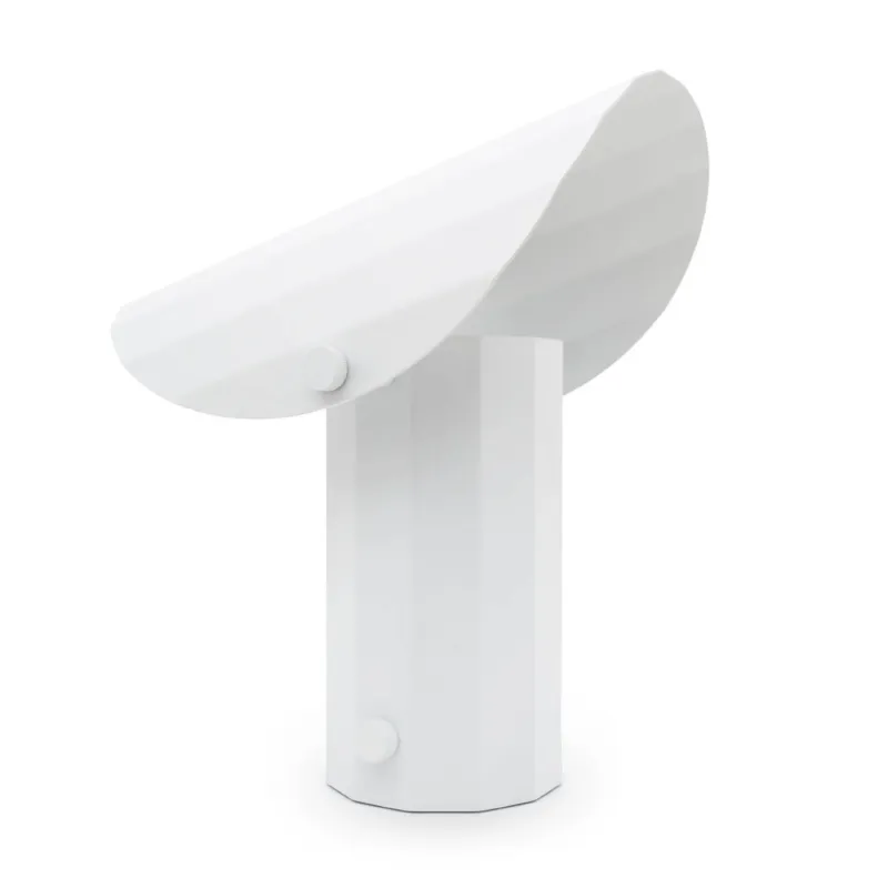 Kaspa Lampa stołowa Apolin wys. 30 cm biała Nowość