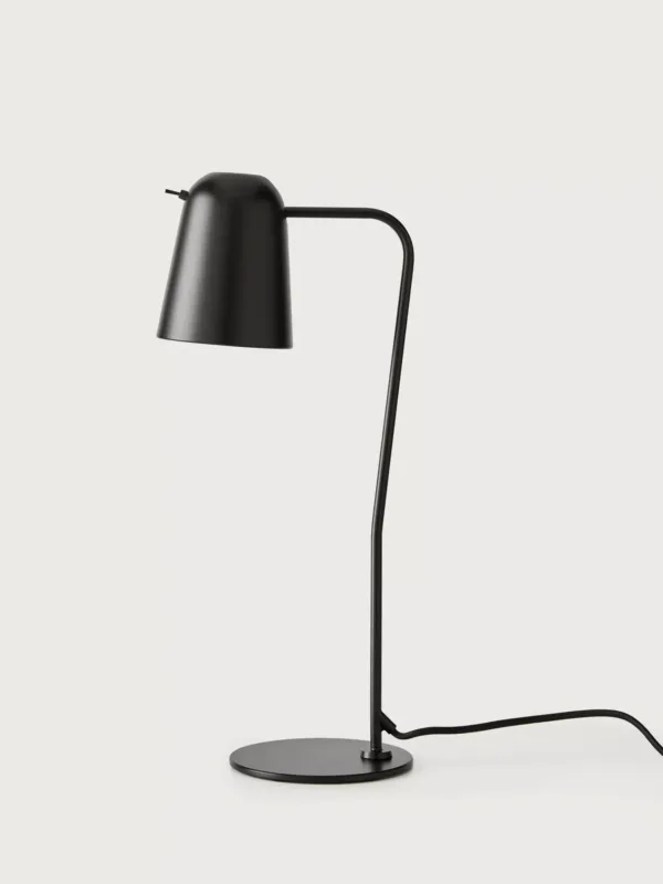 Aromas Lampa stołowa Dobi czarna wys. 47,5 cm Hit sprzedaży