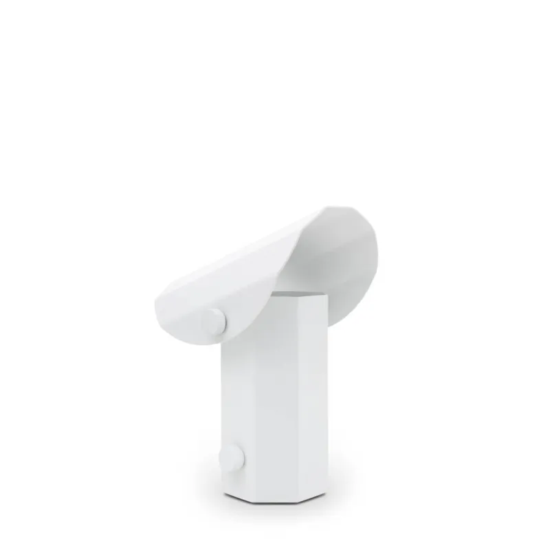 Kaspa Lampa przenośna Apolin wys. 18 cm biała Kup teraz