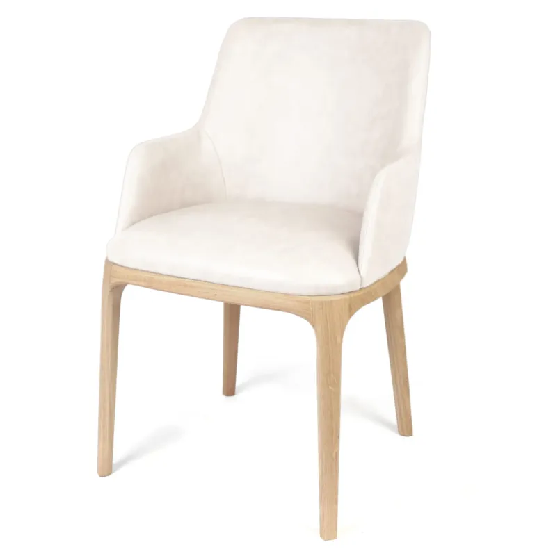 Claudie Krzesło tapicerowane Movano z podłokietnikami kolor do wyboru szer. 54 cm Cena promocyjna