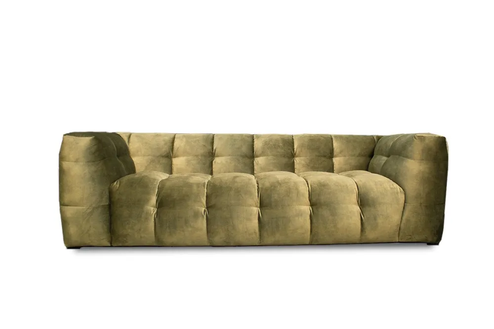 Nordic Line Sofa tapicerowana Michelle (dawniej Michelin) 3-osobowa zielona 236x68x105 cm Bezpieczna płatność