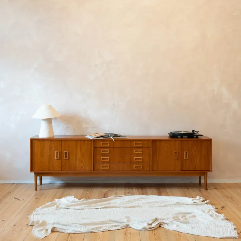 Nie przegap Pastform Furniture Drewniana komoda Mid Century rozmiar i kolor do wyboru