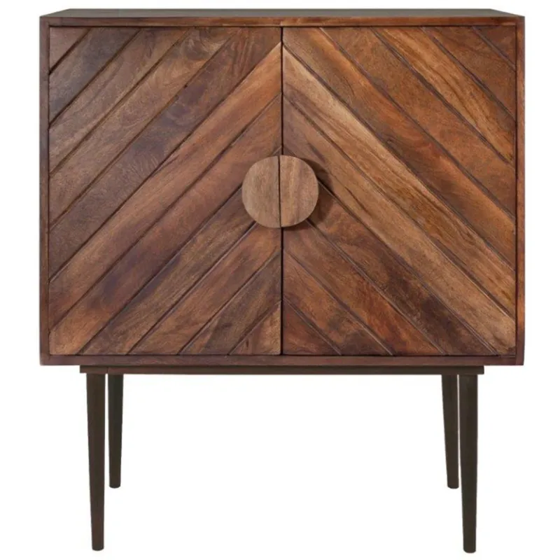TABLE4U Drewniana komoda Zofia 90x40x110 - kolor bursztyn Oferta czasowa