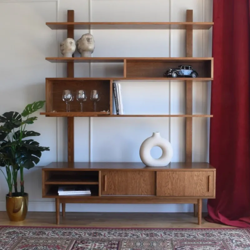 Tani Pastform Furniture Regał Mid-Century rozmiar i kolor do wyboru