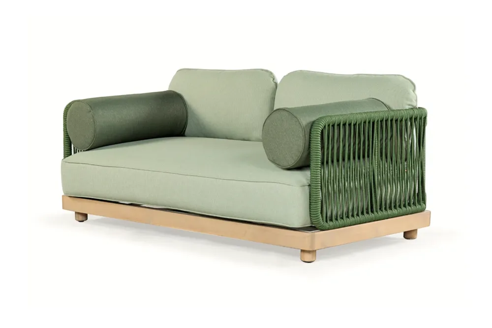 Kup online Kunesti Sofa ogrodowa Green it up 3-os. zielona szer. 160 cm
