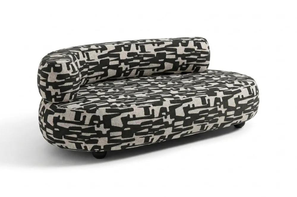 Buum Sofa tapicerowana Egoo Nois szer. 200 cm czarno-beżowa Tylko do końca tygodnia