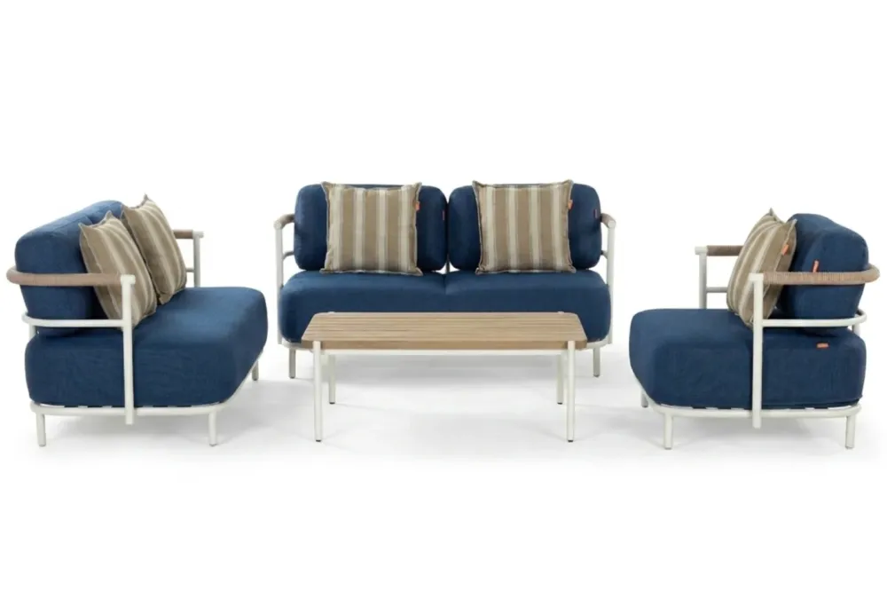 Okazja Kunesti Zestaw ogrodowy Reach the stars - sofa 2 os + sofa 2 os + fotel + stolik kawowy