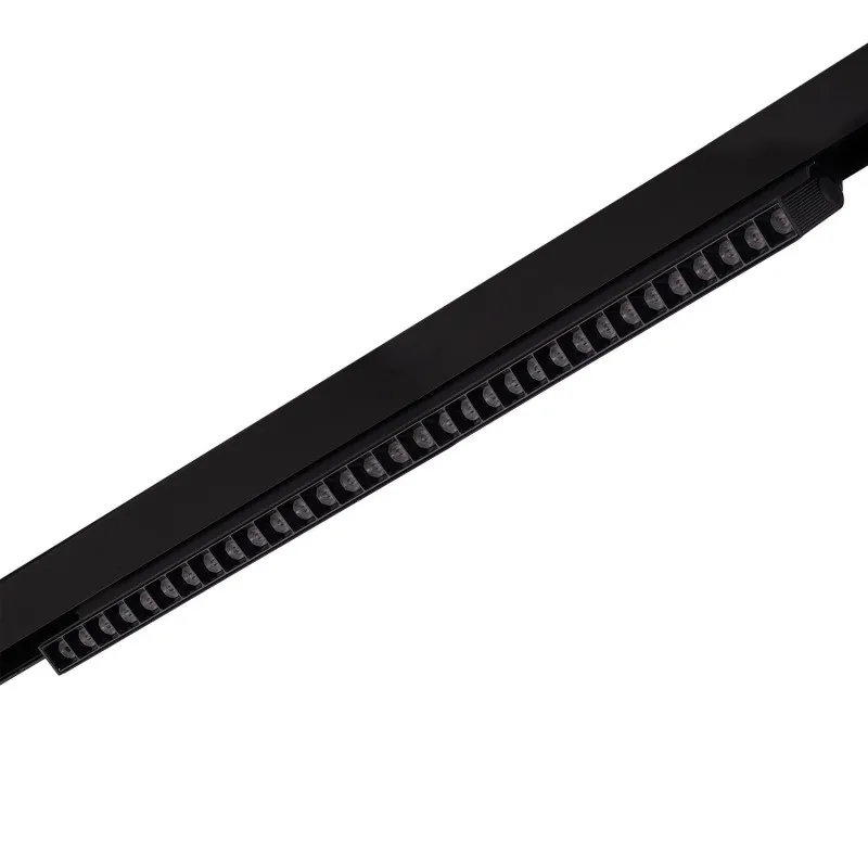 Lampa szynowa ALFA CYRUS TRACK MAGNETIC 2LINE 36W CCT SWITCH DIMM Czarna Tani