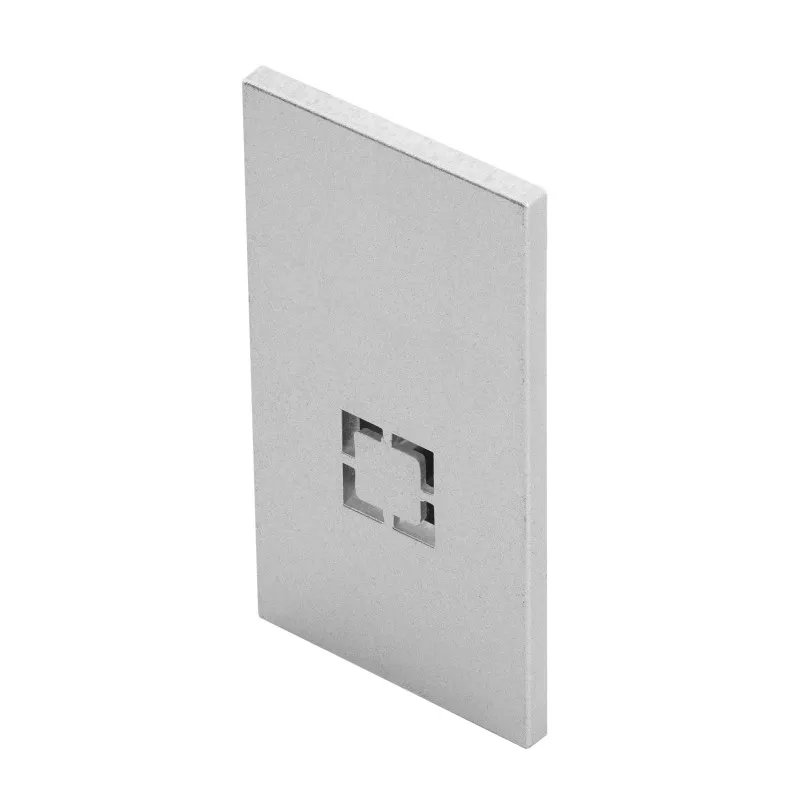 BETA TRACK MAGNETIC57 230V ANODISED END CAP Srebrny Oferta limitowana