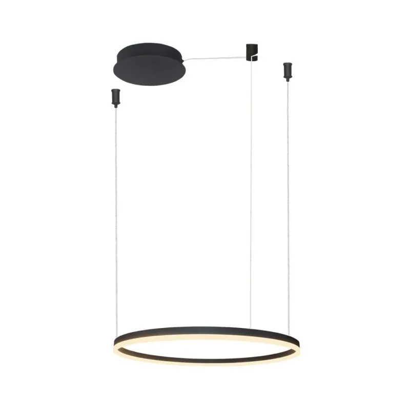 Lampa wisząca HALO PENDANT 80 CCT DIMM Czarna z pilotem Premium
