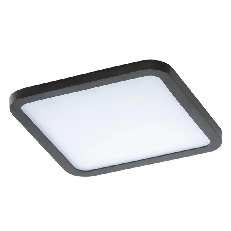 Oczko sufitowe SLIM 22 SQUARE 3000K IP44 Czarna Nie przegap