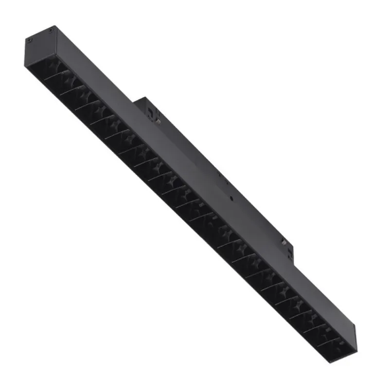 Dostępne od ręki Lampa szynowa ALFA KIRA TRACK MAGNETIC 12W 3000K Czarna