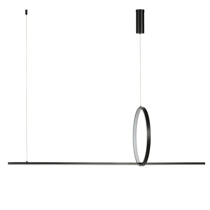 Niska cena Lampa wisząca PELLE 3-STEP DIMM Czarna