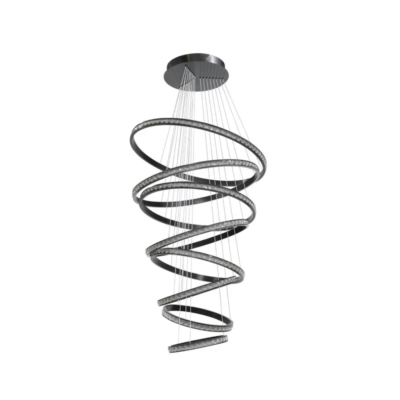 Popularny Lampa wisząca AZALEA SPIRAL 3-STEP DIMM Czarna