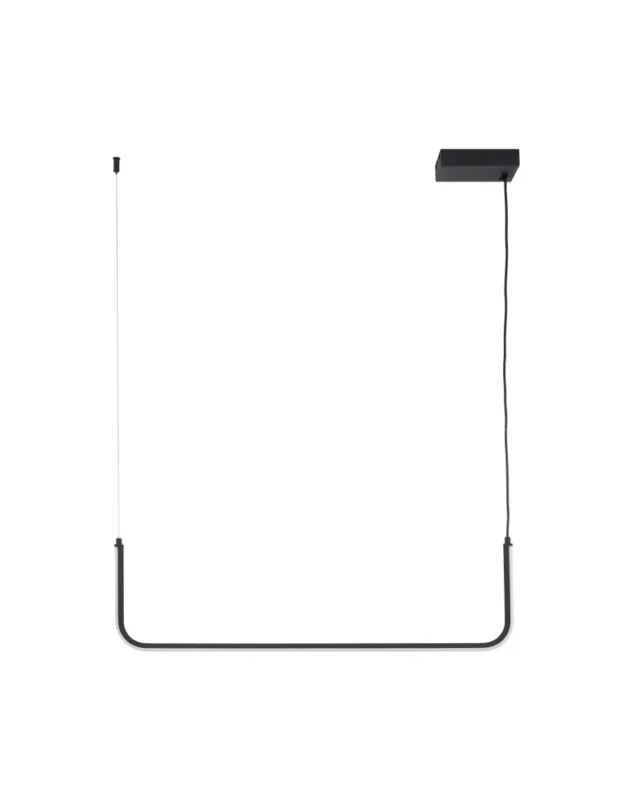 Darmowy zwrot Step Into Design Lampa wisząca MINIMA-1 LED czarna 80 cm MP0095-L80
