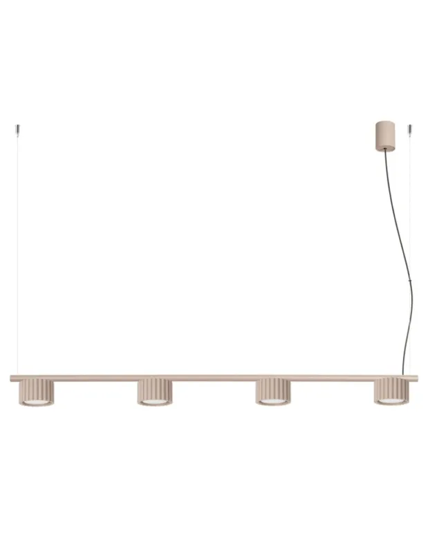 Hit sprzedaży Sollux Żyrandol AURA 4 taupe Gx53 SL.2702