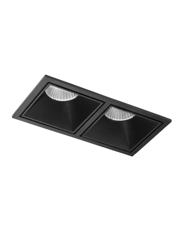 Azzardo OKOS 2 20W CCT SWITCH BK Czarny Mat/Transparentny 1xLED Przełącznik Zmiany Barwy Światła AZ5995 Wybór klientów