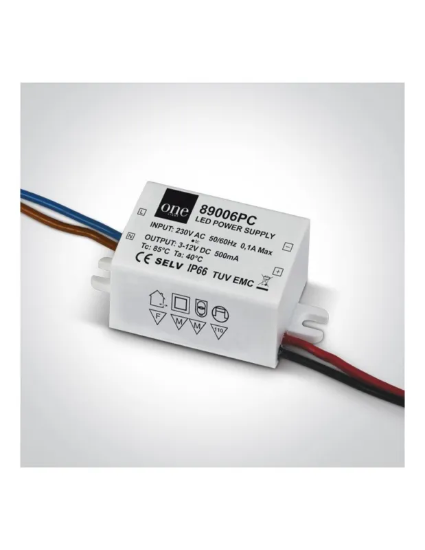 Ekspresowa dostawa One Light zasilacz LED 500mA/opraw 1,5-6W kolory-swiatla.pl