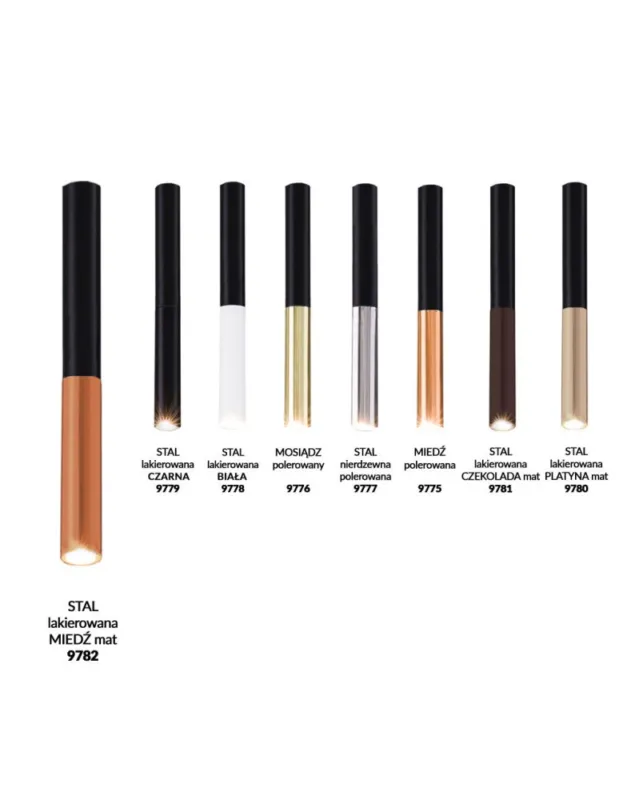 Dohar Końcówka wymienna- Miedź lakierowana mat 9782 Hit cenowy