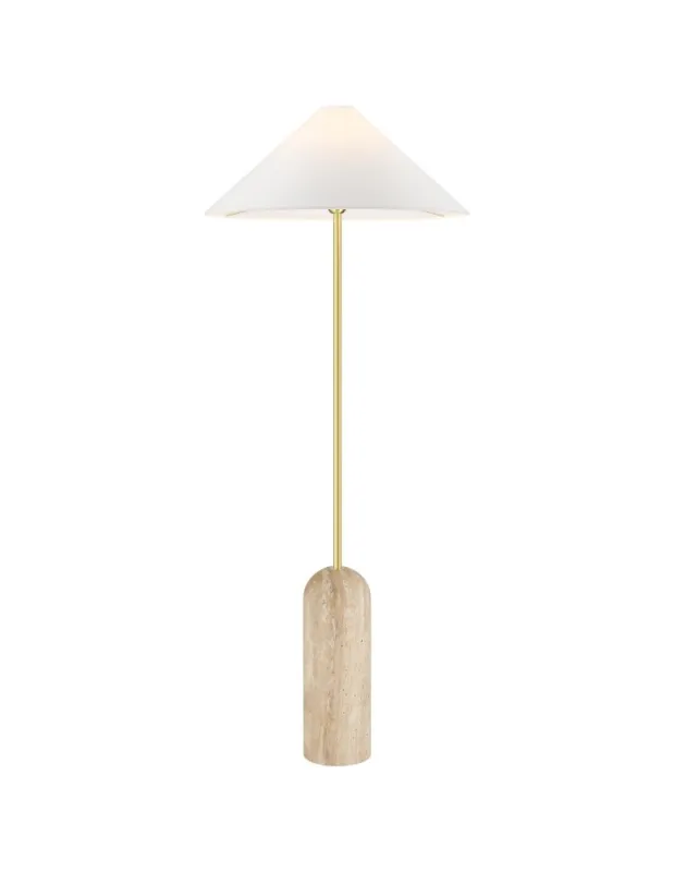 CosmoLight Lampa stojąca LOXLEY F01463BR-WH Mosiądz Kup teraz