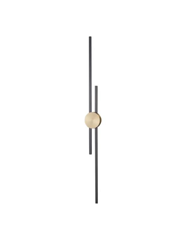 Step into Design Lampa ścienna CENTRO czarna 122cm ST-B3327-L Ostatnia szansa