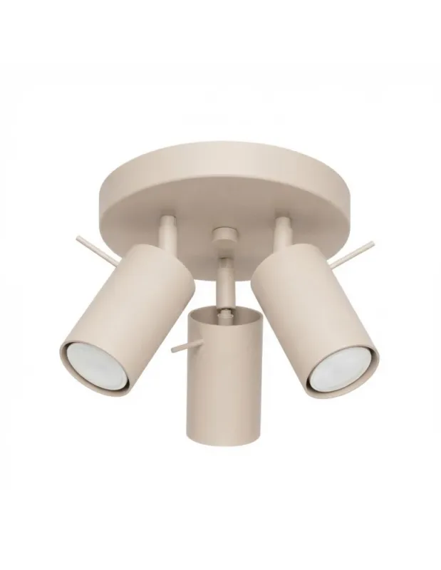 Dostępne od ręki Sollux Plafon RING 3P taupe SL.2156