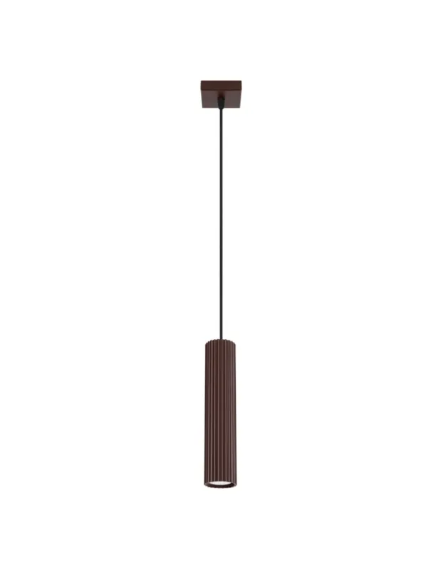 Sollux Lampa wisząca KARBON 1 brązowa SL.2336 Bezpieczne zakupy