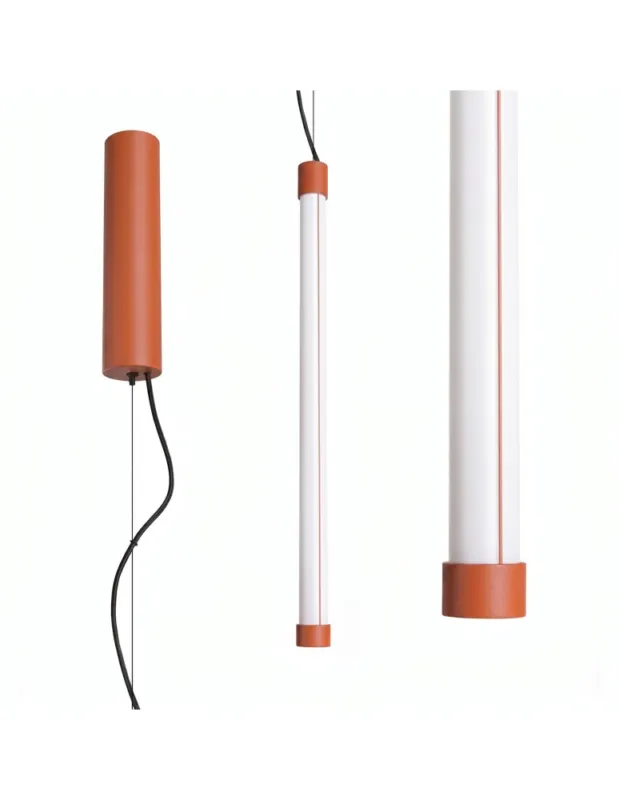 Wysoka jakość Thoro Lampa wisząca TRANG 50 ochra czerwona LED 3000K TH.833