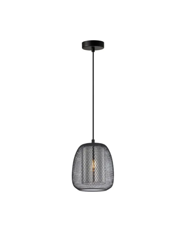 Tylko do końca tygodnia Italux Amiria Wisząca 1xE27 40W Czarny PND-28612-BK-SG