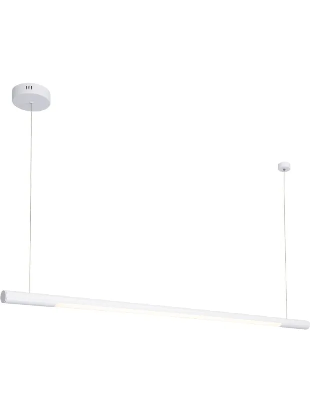 Maxlight Lampa Wisząca Organic Horizon 100cm Biała Ściemnialna P0357D Łatwy zwrot
