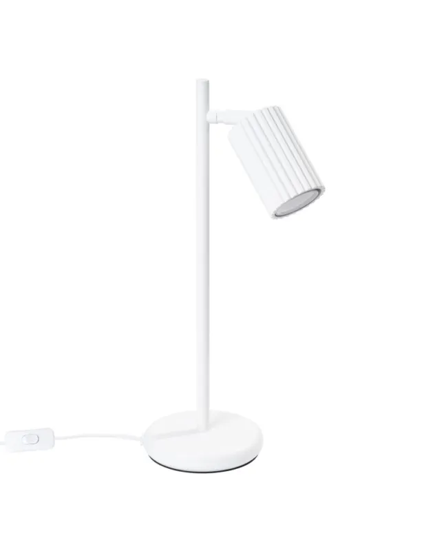 Oferta limitowana Sollux Lampa biurkowa KARBON biała SL.1548
