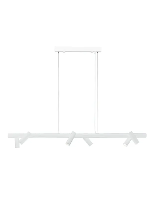 Shilo Lampa wisząca Yabu 6 - Biała (1200 mm) 5064 Wybór klientów