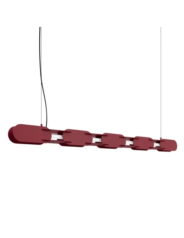 Thoro Lampa wisząca CHAIN 158 burgund LED 4000K TH.1039 Oferta czasowa