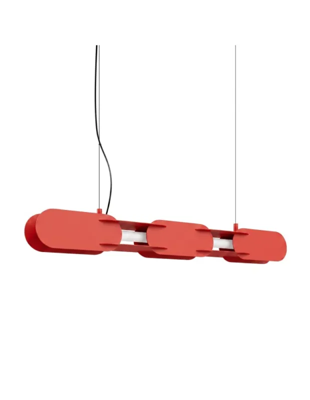 Thoro Lampa wisząca CHAIN 91 czerwona LED 3000K TH.786 Zamów teraz