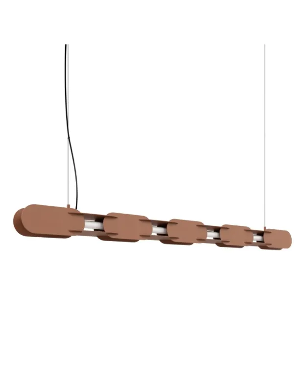 Thoro Lampa wisząca CHAIN 158 mocca LED 3000K TH.1027 Nowość