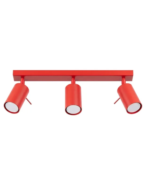 Sollux Plafon RING 3L czerwony SL.2191 Kup online
