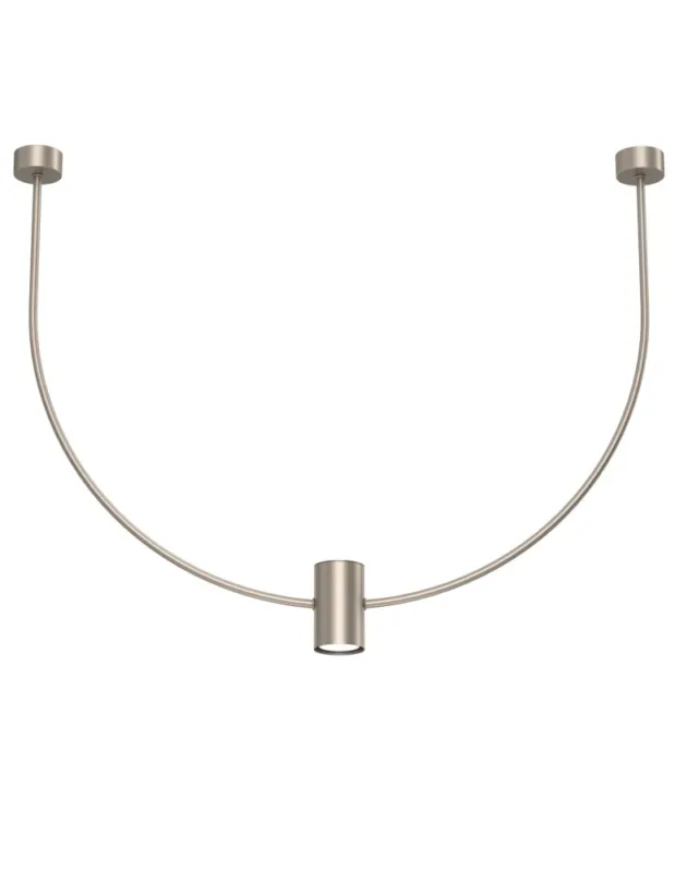 Łatwy zwrot Shilo Lampa wisząca no. C - Platyna mat (760 mm) 5082
