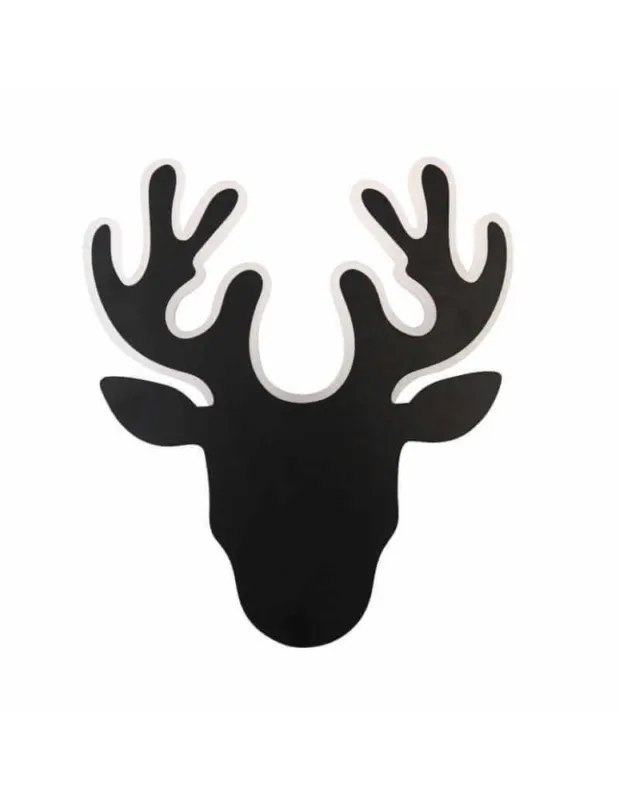 Promocja Abigali Kinkiet LED Jeleń Deer 2 Czarny