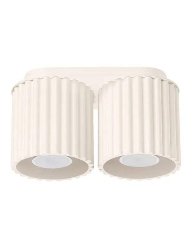 Cena promocyjna Sollux Plafon AURA 2 beżowy GU10 SL.1790