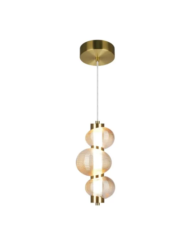 Darmowy zwrot Milagro Lampa wisząca BOLLA GOLD 12W LED ML1424