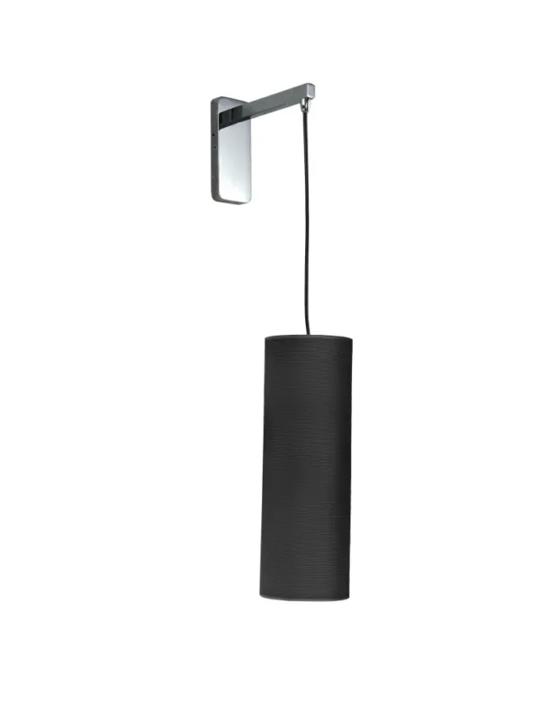Azzardo ALMERIA BLACK 1xE27 Ścienna Czarny AZ2611 kolory-swiatla.pl Kup online