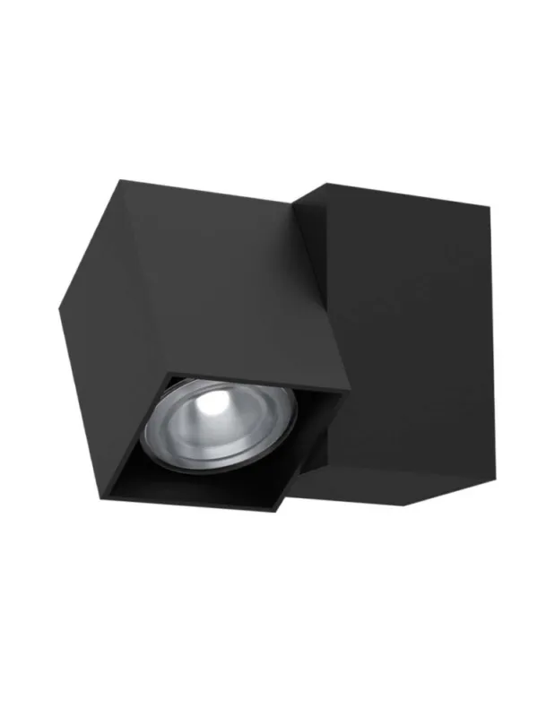 Bezpieczne zakupy Brosline Reflektor Cube 1 - Czarny (95 mm) 2292