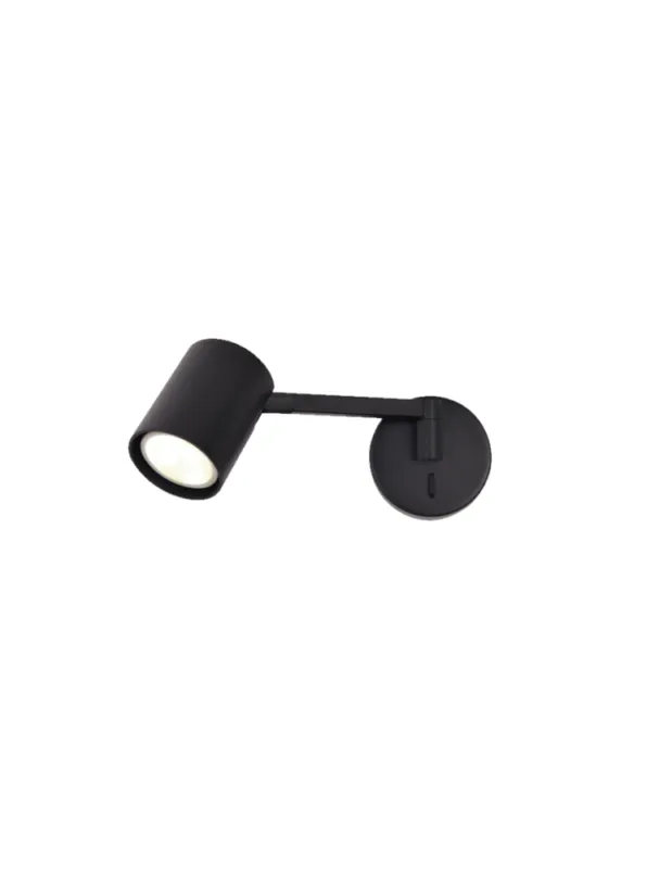 Szybka dostawa Light Prestige Snow Kinkiet GU10 1x40W czarny LP-731/1WL BK kolory-swiatla.pl