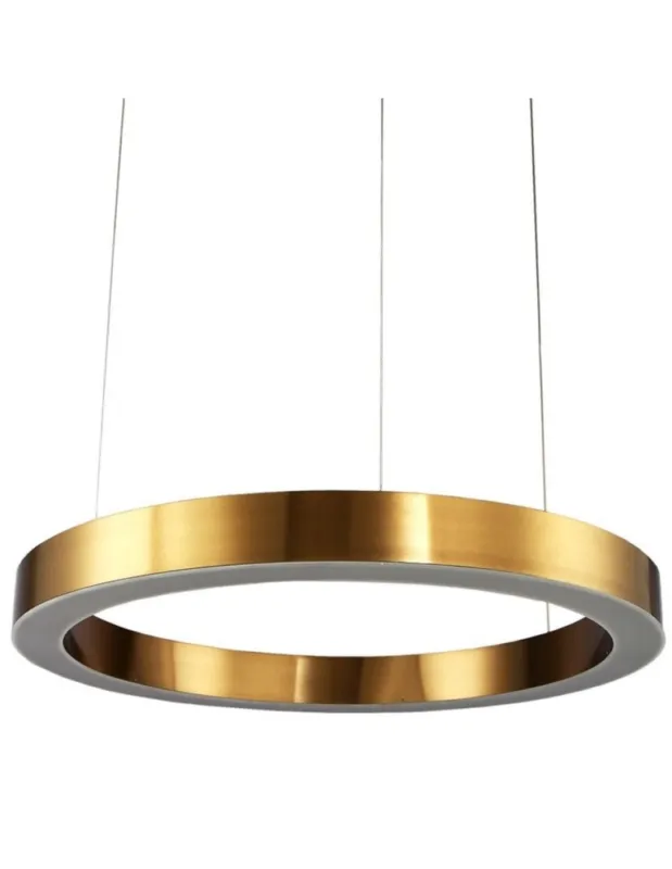 Step into Design Lampa wisząca CIRCLE 80 LED mosiądz 80cm (ST-8848-80 brass) kolory-swiatla.pl Dostępne od ręki
