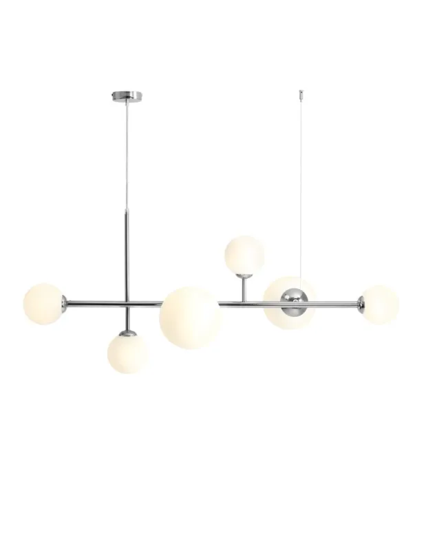 Hit cenowy ALDEX LAMPA WISZĄCA DIONE 6 CHROM, 4 x 40W / 2 x 60W (1092K4)